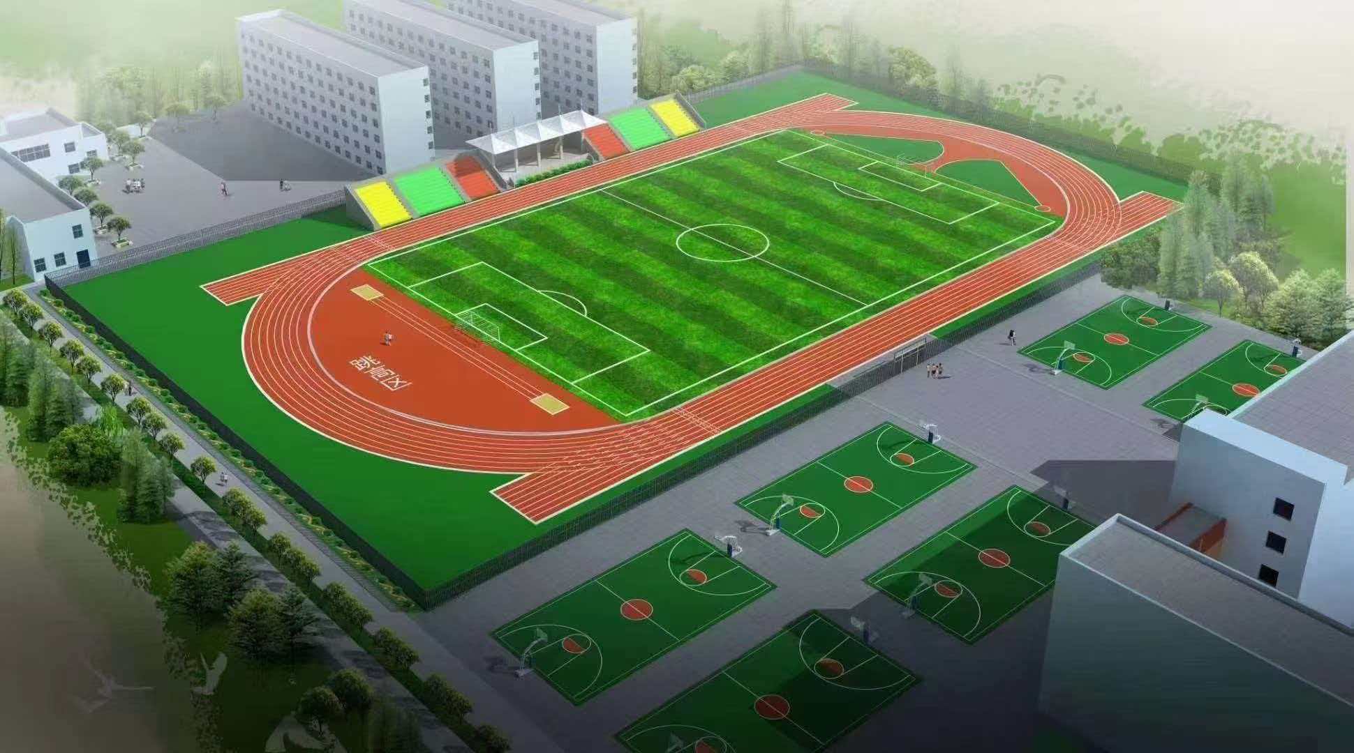 永州市学校运动操场半预制型跑道 - 哪里好